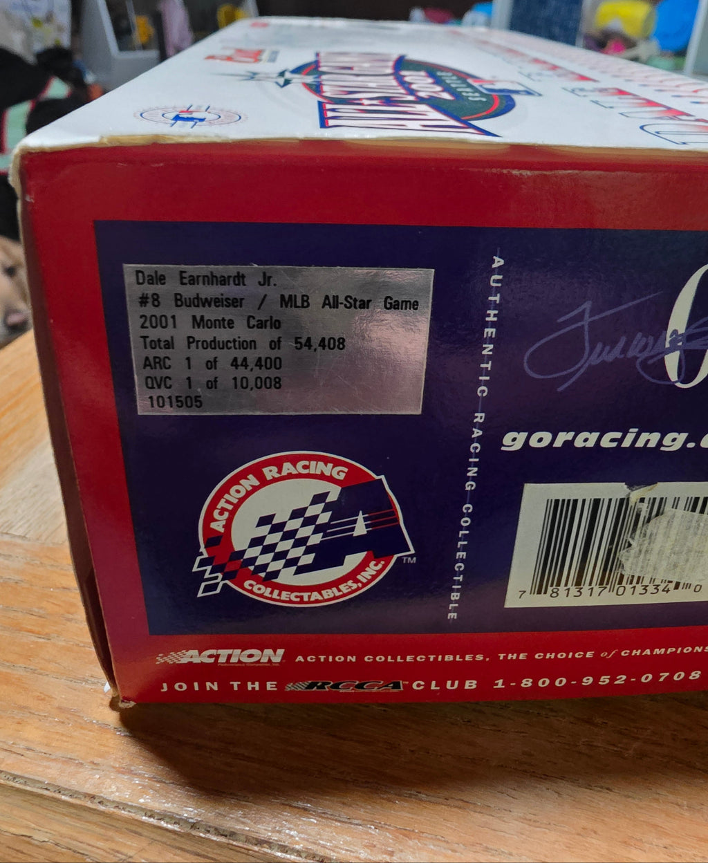 Dale Jr MLB All Star Game 2001 Monte Carlo 1:24 Scale – A&S Diecast Den