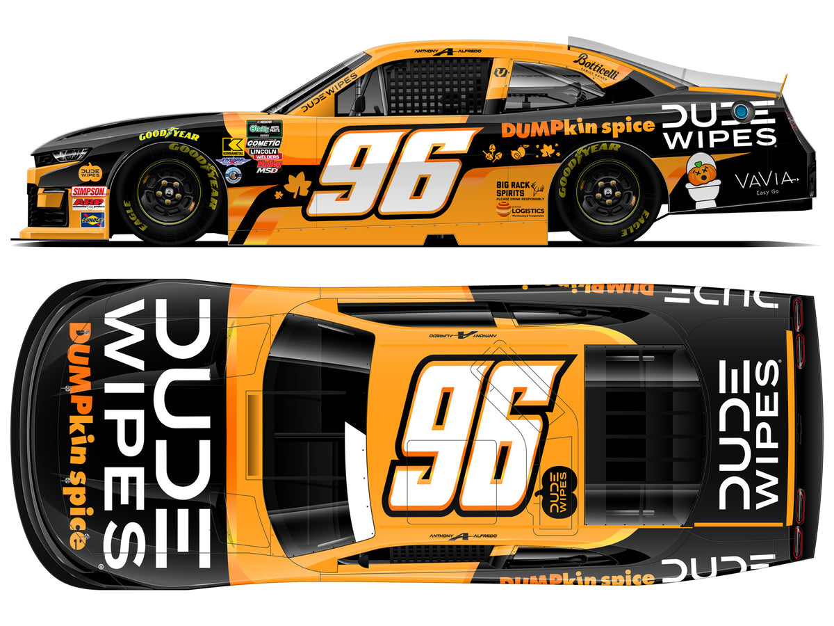 Anthony Alfredo No. 96 Dude Wipes Dumpkin Spice 1:24 Scale Collector