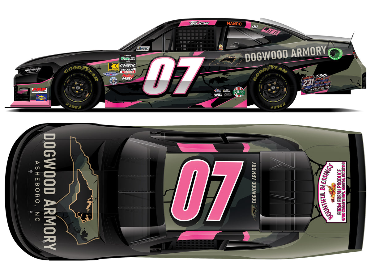 Josh Bilicki No. 7 Dogwood Armory 1:64 Scale Collector Hard Top